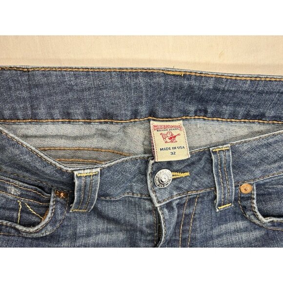 True Religion Dark Wash Denim Skinny Leg Jeans, Size 32 - Picture 5 of 5